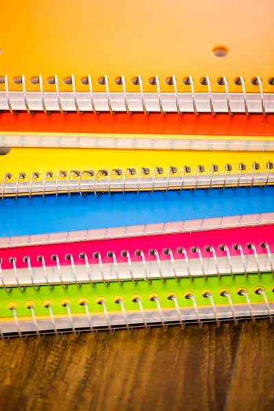 Schule liefert Notizbücher — Stockfoto