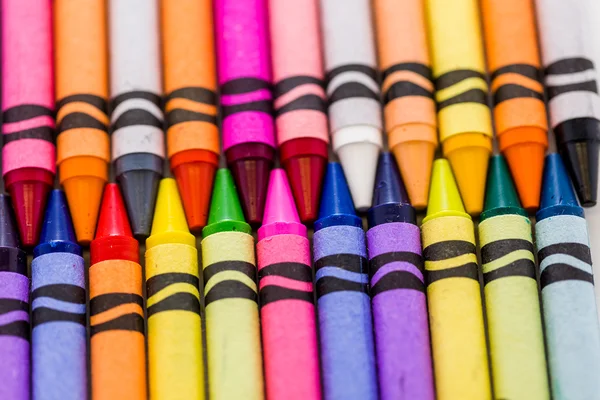 Crayons close up