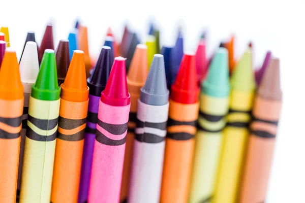 Різнокольорові кольорові олівці — стокове фото