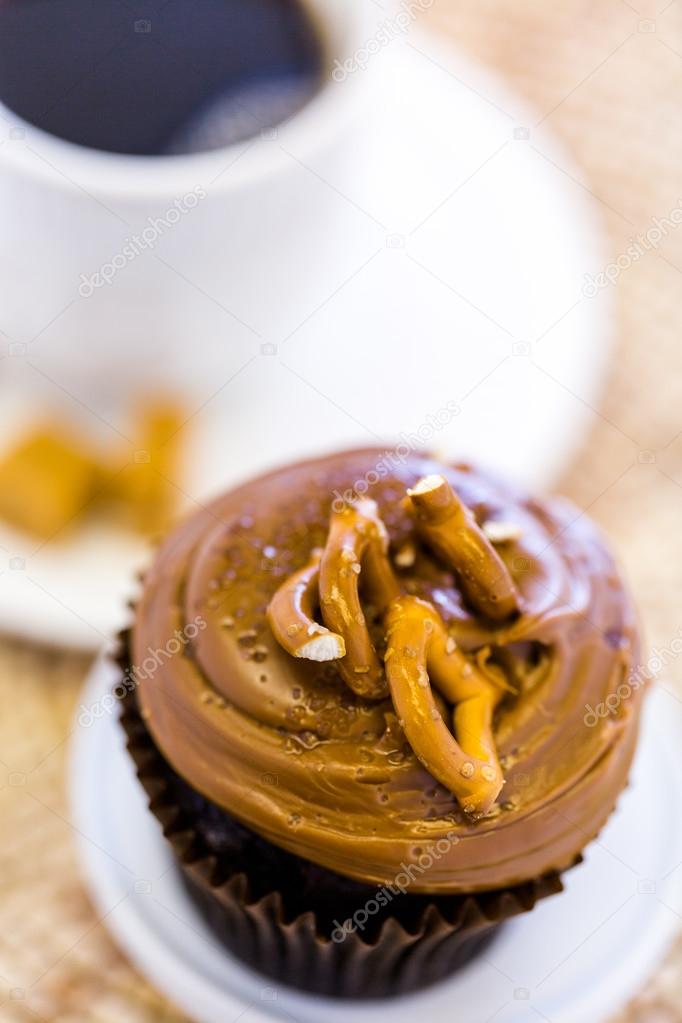 Caramel cupcake