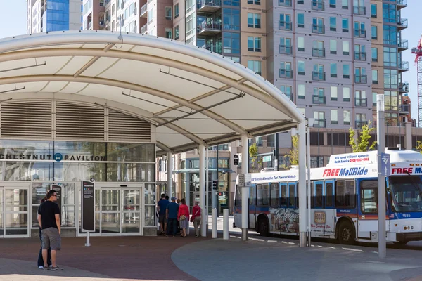 Lightrail station — Stockfoto