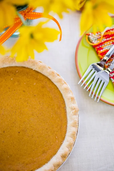 Torta de abóbora — Fotografia de Stock