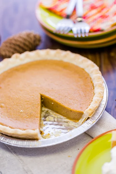 Pumpkin pie — Stock Photo, Image