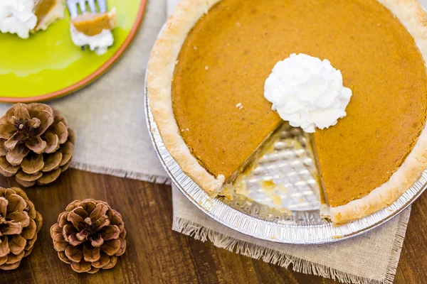 Pumpkin pie — Stock Photo, Image