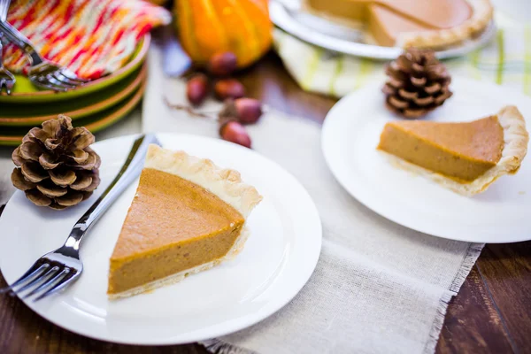 Torta de abóbora — Fotografia de Stock