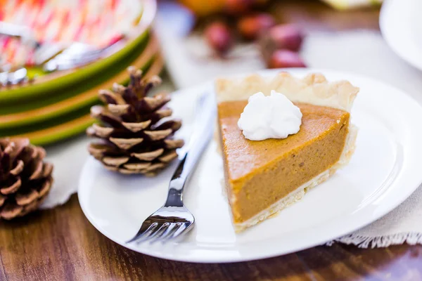 Torta de abóbora — Fotografia de Stock