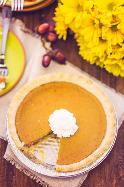 Torta de abóbora — Fotografia de Stock