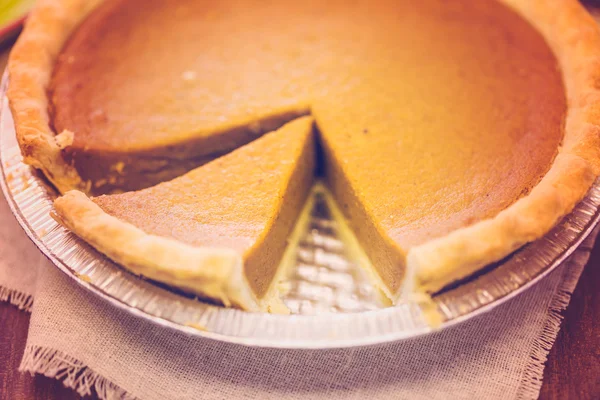 Torta de abóbora — Fotografia de Stock