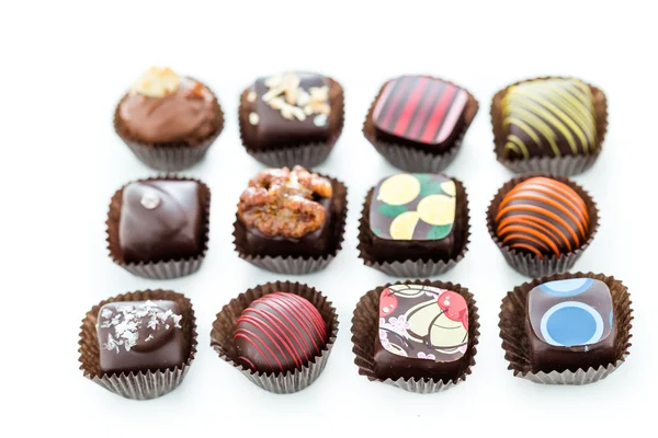 Trufas de chocolate — Foto de Stock