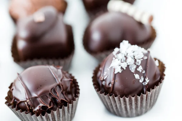 Trufas de chocolate — Fotografia de Stock