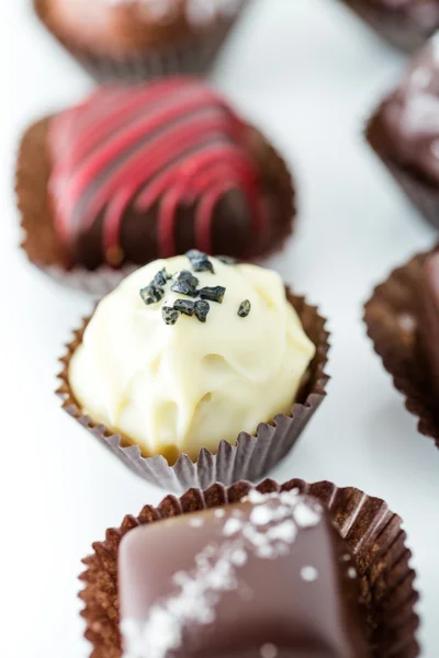 Trufas de chocolate — Fotografia de Stock