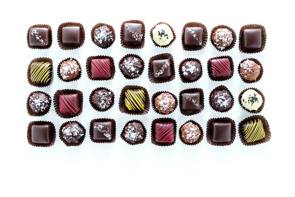 Trufas de chocolate — Fotografia de Stock