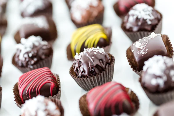 Trufas de chocolate — Foto de Stock