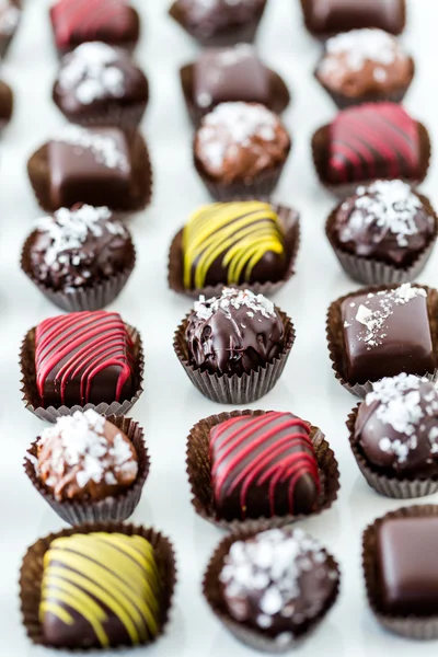 Trufas de chocolate — Fotografia de Stock