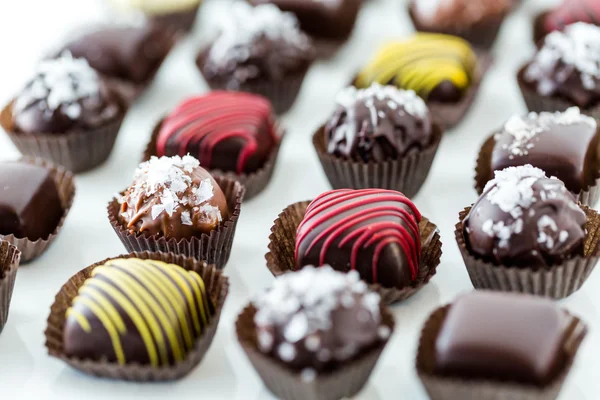 Trufas de chocolate — Fotografia de Stock