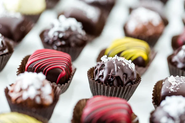 Tartufi di cioccolato — Foto Stock