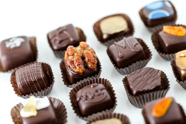 Trufas de chocolate — Fotografia de Stock