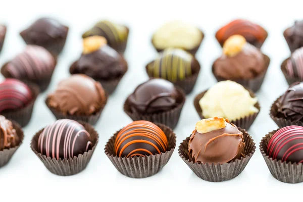 Chocolate truffles — Stock Photo, Image