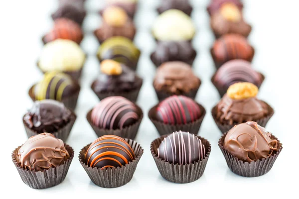 Trufas de chocolate — Fotografia de Stock