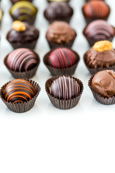 Trufas de chocolate — Foto de Stock