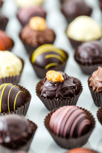 Chocolade truffels — Stockfoto