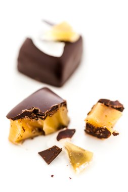 Pina colada truffle