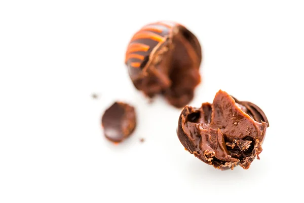 Trufas de chocolate — Fotografia de Stock