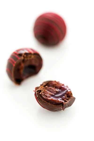 Trufas de chocolate — Foto de Stock