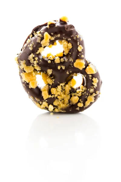 Шоколадный крендель — стоковое фото