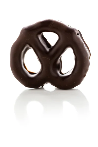 Chocolate Pretzel — Stock Photo, Image