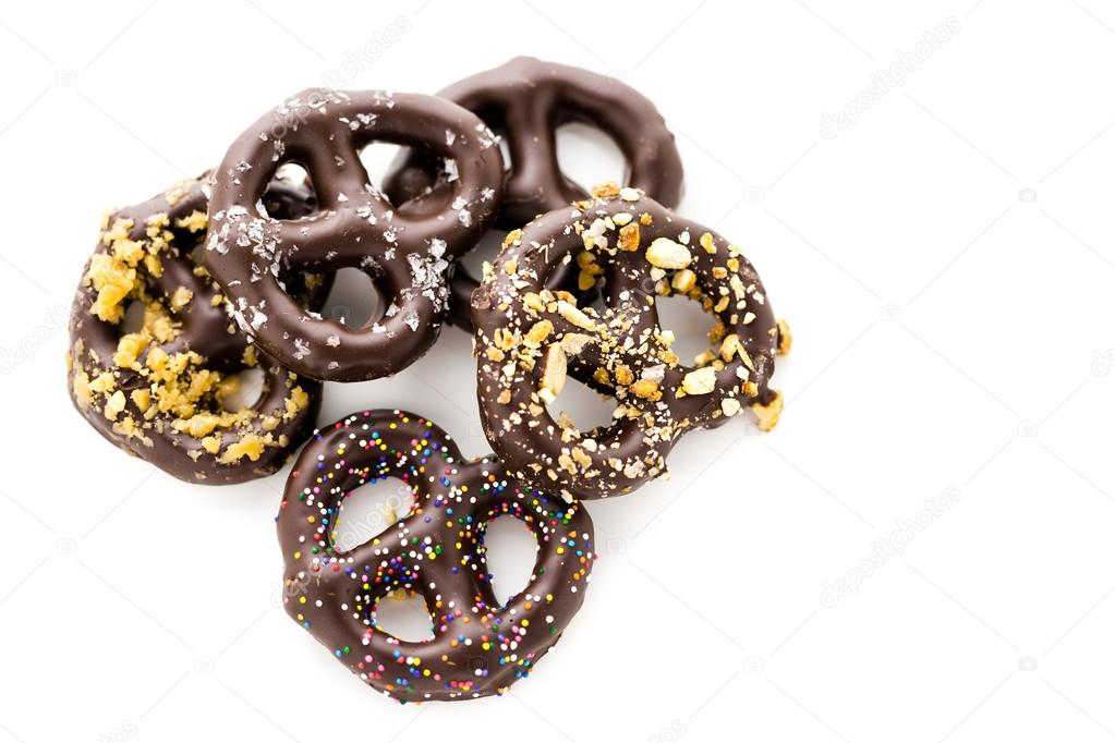 Chocolate covered pretzels