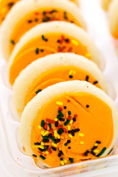 Narancssárga cookie-k — Stock Fotó