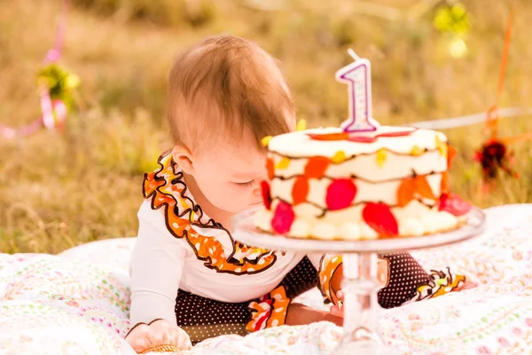 Festa di compleanno della bambina — Foto Stock