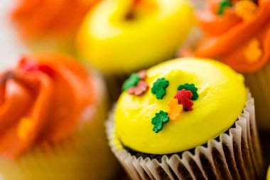 Sarı ve turuncu kek