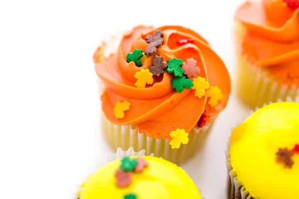 Yellow and orange Cupcakes — Stock Photo, Image