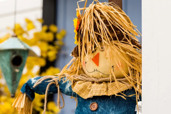 Scarecrow voor halloween. — Stockfoto