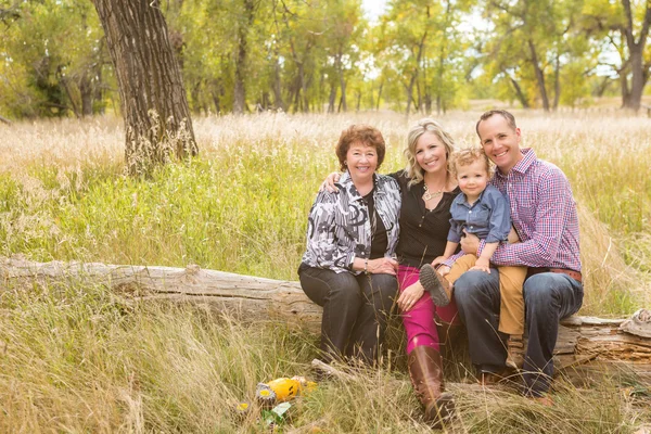 Lovely family enjoying weekend — Stock Photo, Image