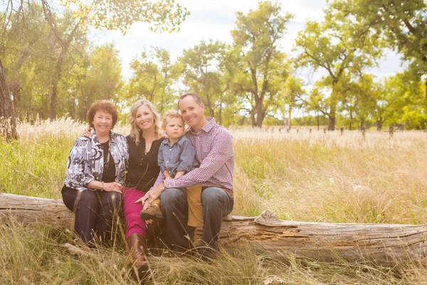 Lovely family enjoying weekend — Stock Photo, Image