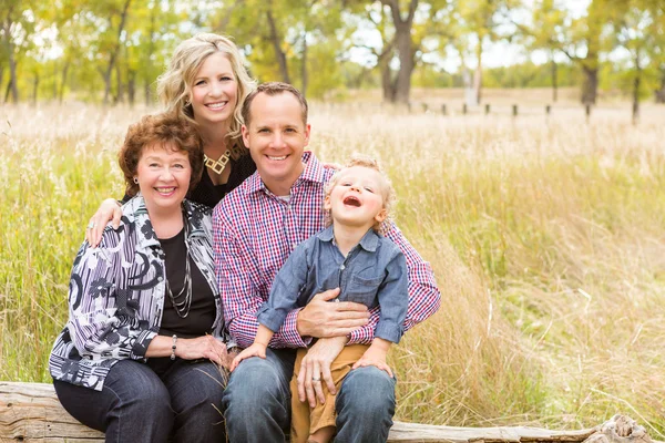 Lovely family enjoying weekend — Stock Photo, Image