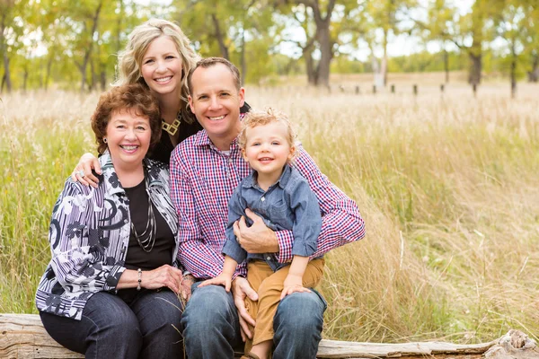 Lovely family enjoying weekend — Stock Photo, Image