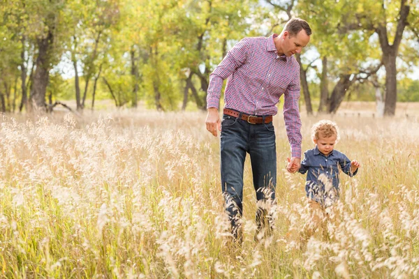 Famiglia. Padre e figlio — Foto Stock