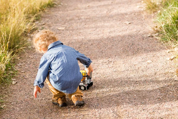 Cute toddler enjoying weekend — Stock Photo, Image