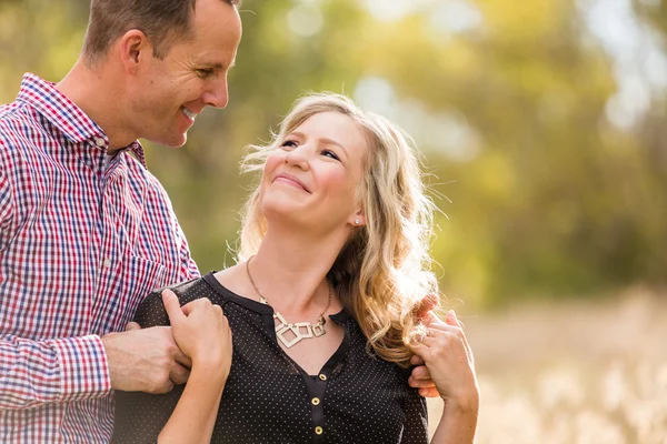 Cute couple enjoying weekend — Stock Photo, Image