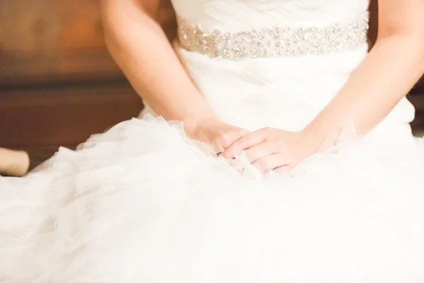 Bride sitting — Stock Photo, Image