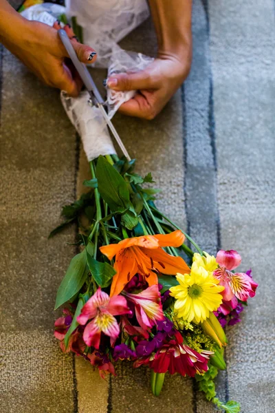 Unga florist — Stockfoto