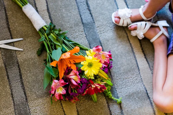 Young florist — Stock Photo, Image