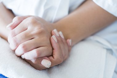 manicur yeni bir gelin.