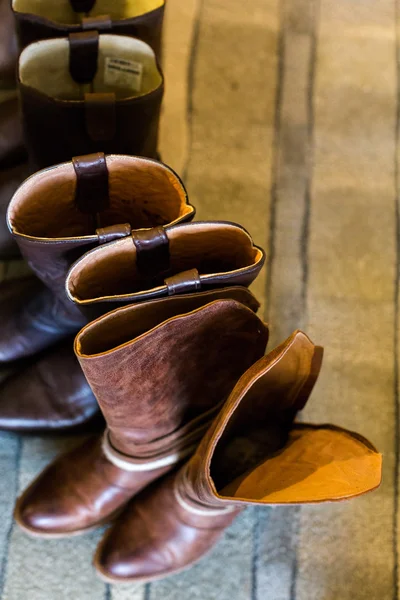 Cowboystiefel von Hochzeitsgesellschaft — Stockfoto