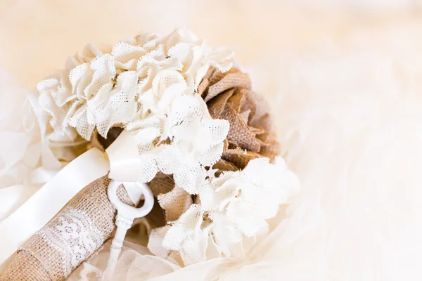 Esküvői. menyasszony bouquet — Stock Fotó