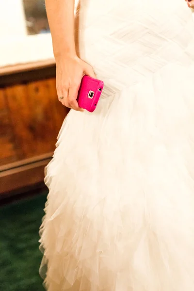 Bride wating in her room — Stock Photo, Image